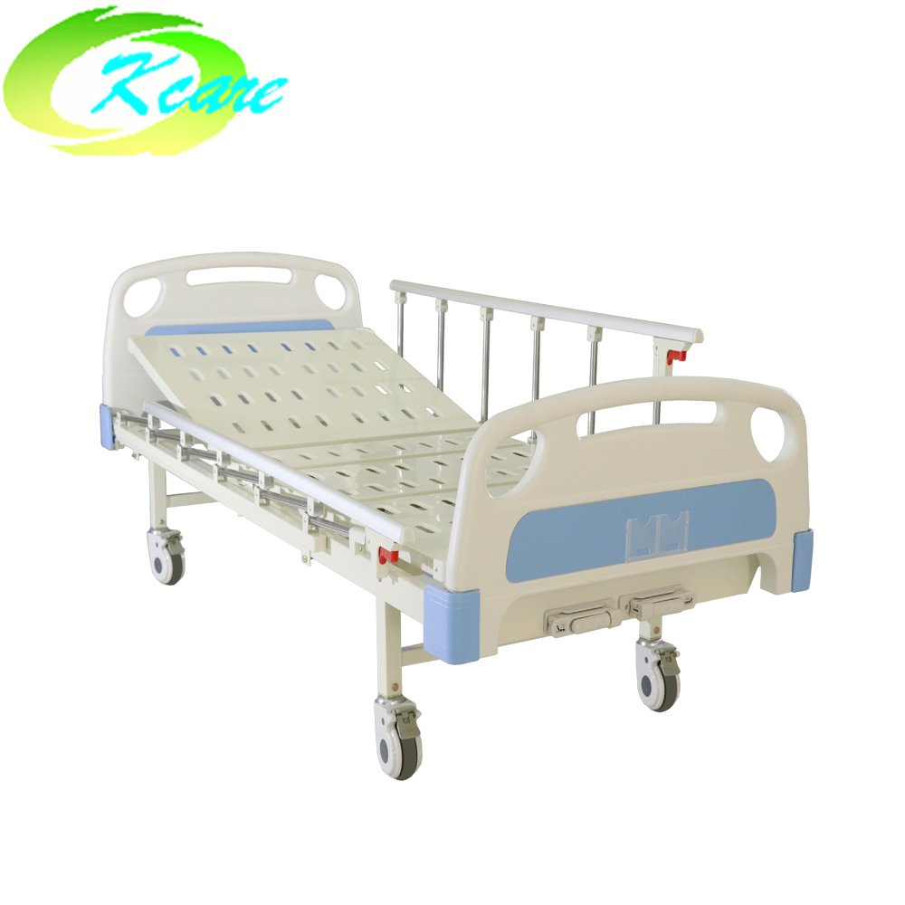 Kangshen Medical ABS Two Cranks Manual Hospital Bed with Aluminum Side Rail KS-332b Manual Hospital Bed image89