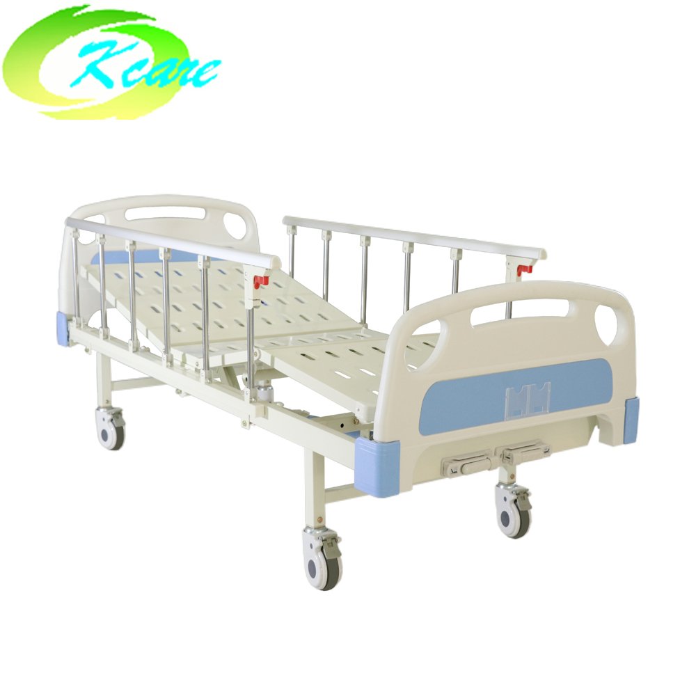 Kangshen Medical ABS Two Cranks Manual Hospital Bed with Aluminum Side Rail KS-332b Manual Hospital Bed image89