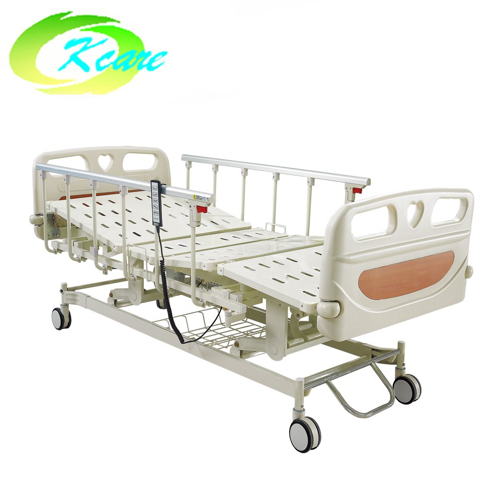 Kangshen Medical Electric 5 Functions Hospital Bed with Side Brake Castor GS-858(C) Electric Hospital Bed image55