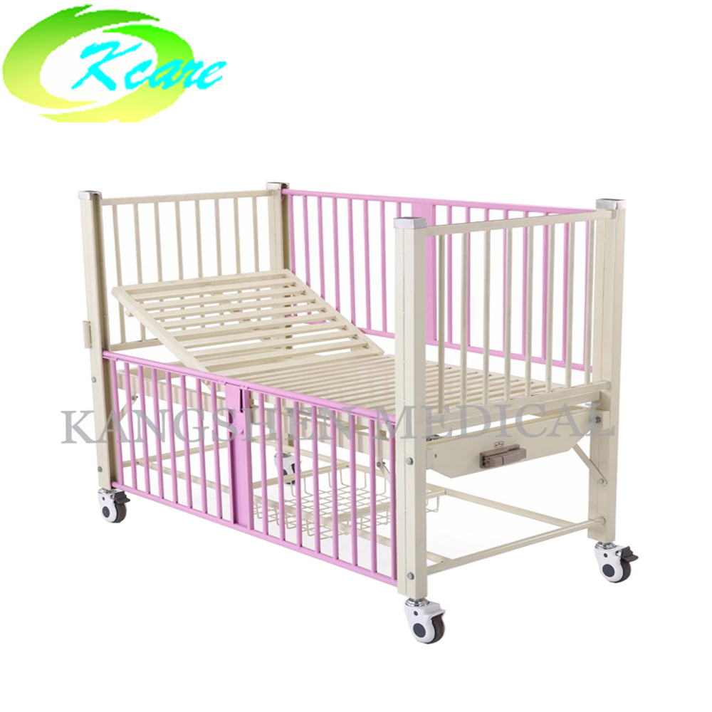 Kangshen Medical Steel manual one-function children bed for hospital KS-911 Hospital Beds for Children image15
