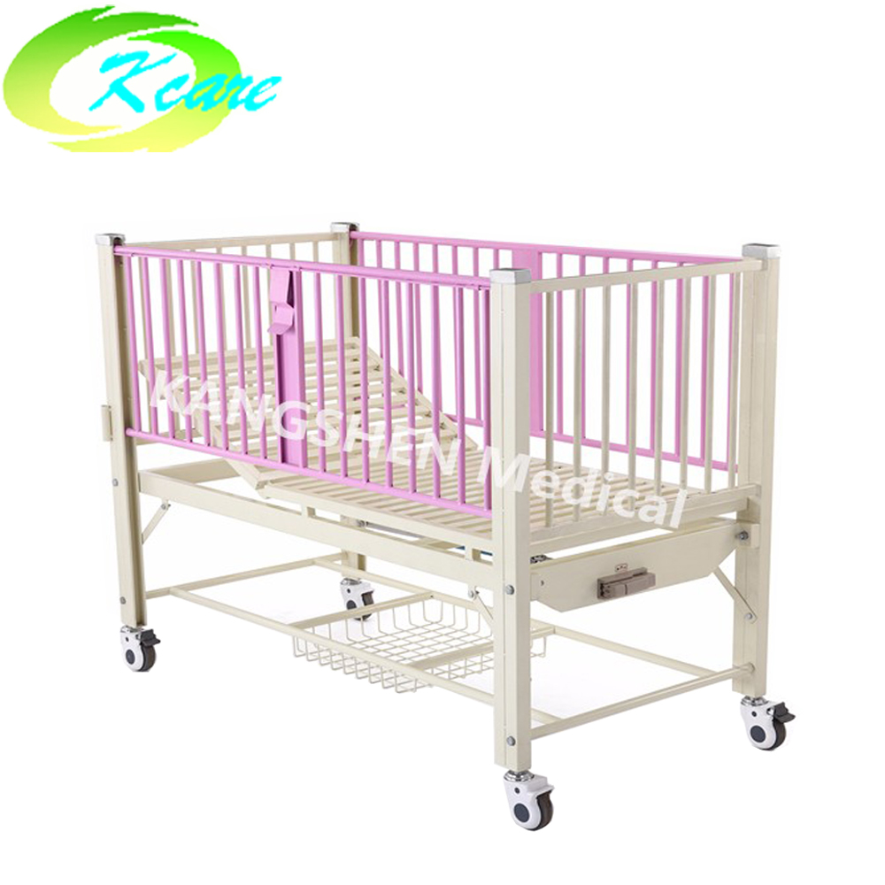 Kangshen Medical Steel manual one-function children bed for hospital KS-911 Hospital Beds for Children image15