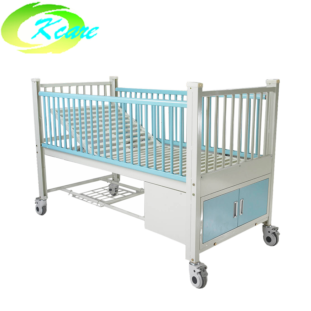 Kangshen Medical Two-function manual hospital children bed with 2 crank KS-S205et Hospital Beds for Children image13